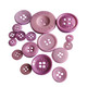 Purple Buttons in Mixed Sizes - 100g Bag